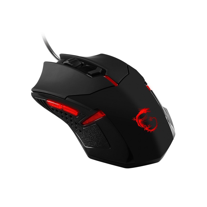 msi interceptor ds b1 h01-0001711 6 buttons usb 1600dpi gaming mouse