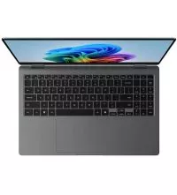 Samsung Galaxy Book5 X360 15.6" Touchscreen AI laptop, Core Ultra 7 256V, Top view