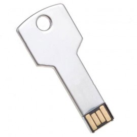8GB Cute Metal Key USB Flash Memory Stick Pen Drive Sliver