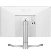 LG 27UP550-W 27" 4K UHD IPS Monitor with USB-C Connectivity back view