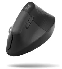 Logitech Wireless Mouse Lift Vertical Ergonomic - Graphite - Bluetooth