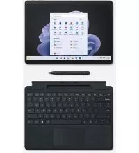 Microsoft Surface Pro 9 13" 2-in-1 laptop, Core i5-1235U, 256GB, 8GB ram with keyboard Top view