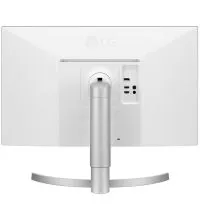 LG 27UP550N-W 27″ 4K UHD HDR Monitor with USB-C and FreeSync, back view