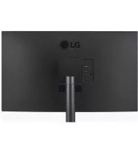 LG UltraFine 32UR500K-B Monitor - 32" 4K UHD Display with HDR10, Ports view
