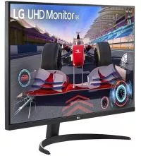 LG UltraFine 32UR500K-B Monitor - 32" 4K UHD Display with HDR10, Side view