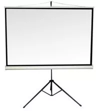 SP‑TP240 Matte White Tripod Projection Screen - 240×240 cm Display
