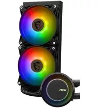 MSI MAG CORELIQUID E240 ARGB 240mm AIO Liquid CPU Cooler, 240mm Radiator