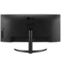 LG 34WQ60C-B 34" Curved UltraWide Monitor - QHD IPS, HDR10, back view