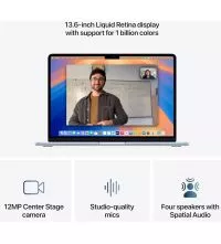 Apple MacBook Air 13" (MC6U4LL/A), M4 Chip, 16GB RAM, 512GB SSD Laptop, 12mp webcam