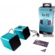 DiVoom Iris-02 USB Notebook Speakers -Blue.