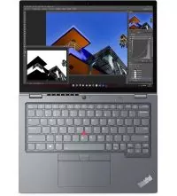 Lenovo ThinkPad L13 Yoga Gen 4 2-in-1 Laptop - Core i7-1355U, 16GB RAM, Top view