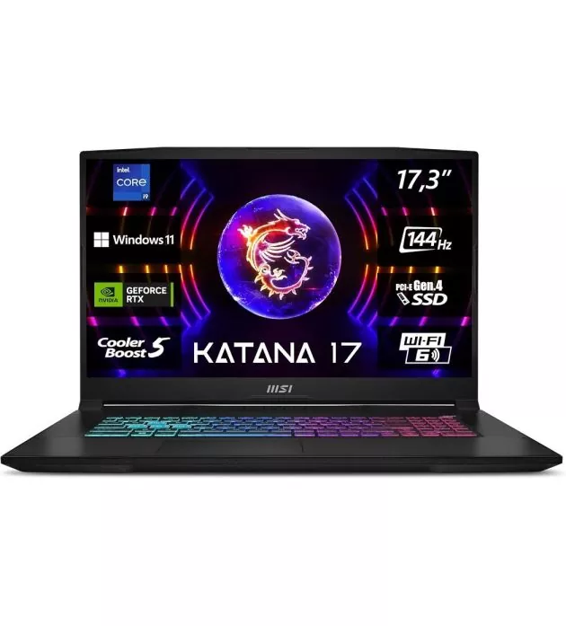 MSI Katana 17 Gaming Laptop, Core i9-13900H, 16GB RAM, RTX 4060
