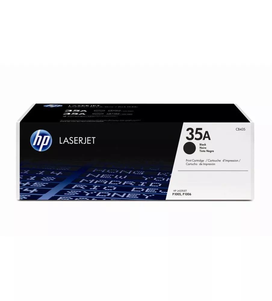 Original  HP 35A (CB435A) Black LaserJet Toner Cartridge