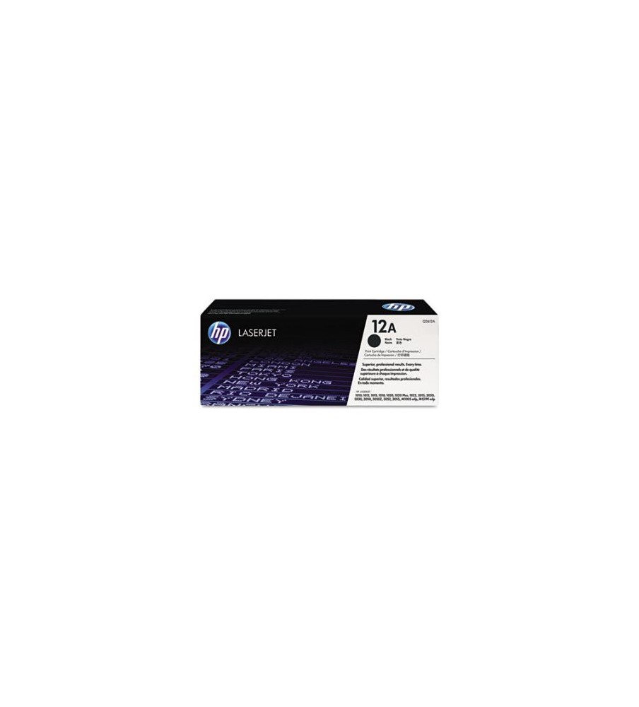 Original HP Q2612A LaserJet 12A Print Cartridge - Black