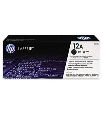 Original HP Q2612A LaserJet 12A Print Cartridge - Black