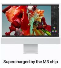 Apple 24-inch iMac M3 4.5K Retina Display all-in-one Desktop, 16GB RAM, 1TB (Z19E001N3)
