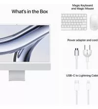 Apple 24-inch iMac M3 4.5K Retina Display all-in-one Desktop, 16GB RAM, 1TB (Z19E001N3), box