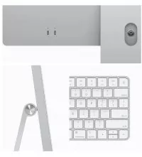 Apple 24-inch iMac M3 4.5K Retina Display all-in-one Desktop, 16GB RAM, 1TB (Z19E001N3), ports view