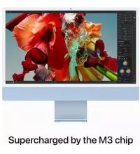 Apple iMac 24" Z19L001KJ All-in-One Desktop M3 Chip, 16GB RAM, 1TB SSD, 4.5K