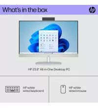 HP All in one Desktop 24" 24-CR0042, Intel I3-N300, 512GB SSD, 8GB RAM, in the box
