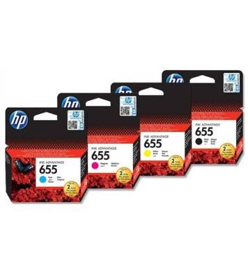 Original Hp 655 C/M/Y/K Cartridges . Price is Per piece.