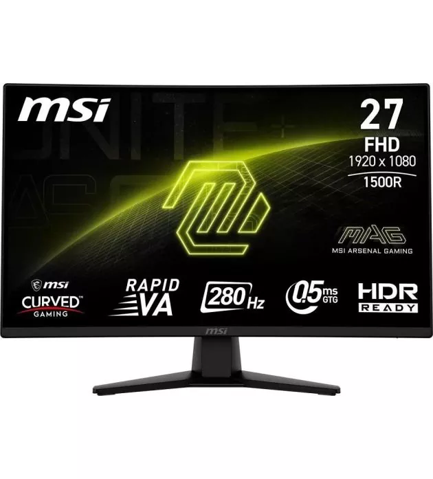 MSI MAG 274CXF 27″ Curved Gaming Monitor - 280Hz, FHD, 1ms Response MSI MAG 274CXF 27″ Curved Gaming Monitor - 280Hz, FHD, 1ms Response