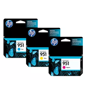 HP 951XL Cyan,Magenta,Yellow (CN046AE), 1500 Pages. Price is Per piece