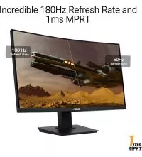 ASUS TUF Curved Gaming Monitor 24 inch VG24VQER - 180Hz, Full HD, 1ms