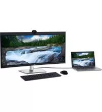 Dell 34″ P3424WEB Curved Video Conferencing Monitor with Webcam, usb type C