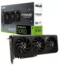ASUS PRIME GeForce RTX 5060 8GB GDDR7 PCIe 5.0 Graphics Card, retail box