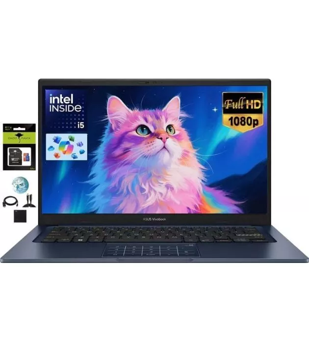 ASUS VIVOBOOK X1404 Business Laptop - Core i5 1334U, 12GB RAM, 256GB