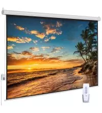 Electric Projector Screen SP-ELC180 - 180×180 cm Motorized with Remote