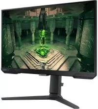 Samsung Odyssey G4 25" FHD 240Hz Gaming Monitor (LS25BG402EMXUE), side view