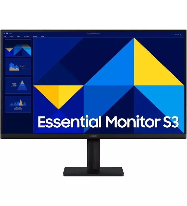 Samsung Essential S3 27-inch IPS Monitor (FHD, 100Hz, HDMI, D-Sub)
