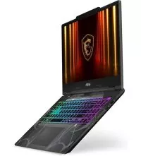 MSI Cyborg 15 Gaming Laptop - Core 7 240H, 16GB RAM, RTX 5060, 144Hz, side view