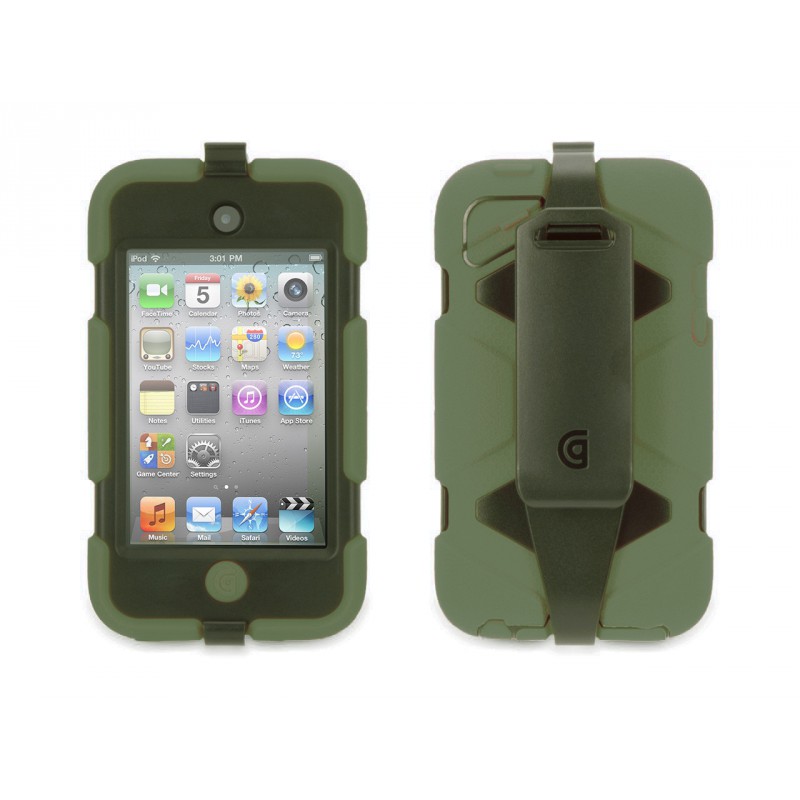 Griffin 8211-ITCLRBA iClear Hard Shell with Belt Clip and Armband for iPod Touch 