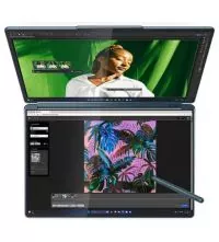 Lenovo Yoga Book 9i 2 in 1 Dual Screen 14", Ultra 7 255H, 32GB, 1TB, top view