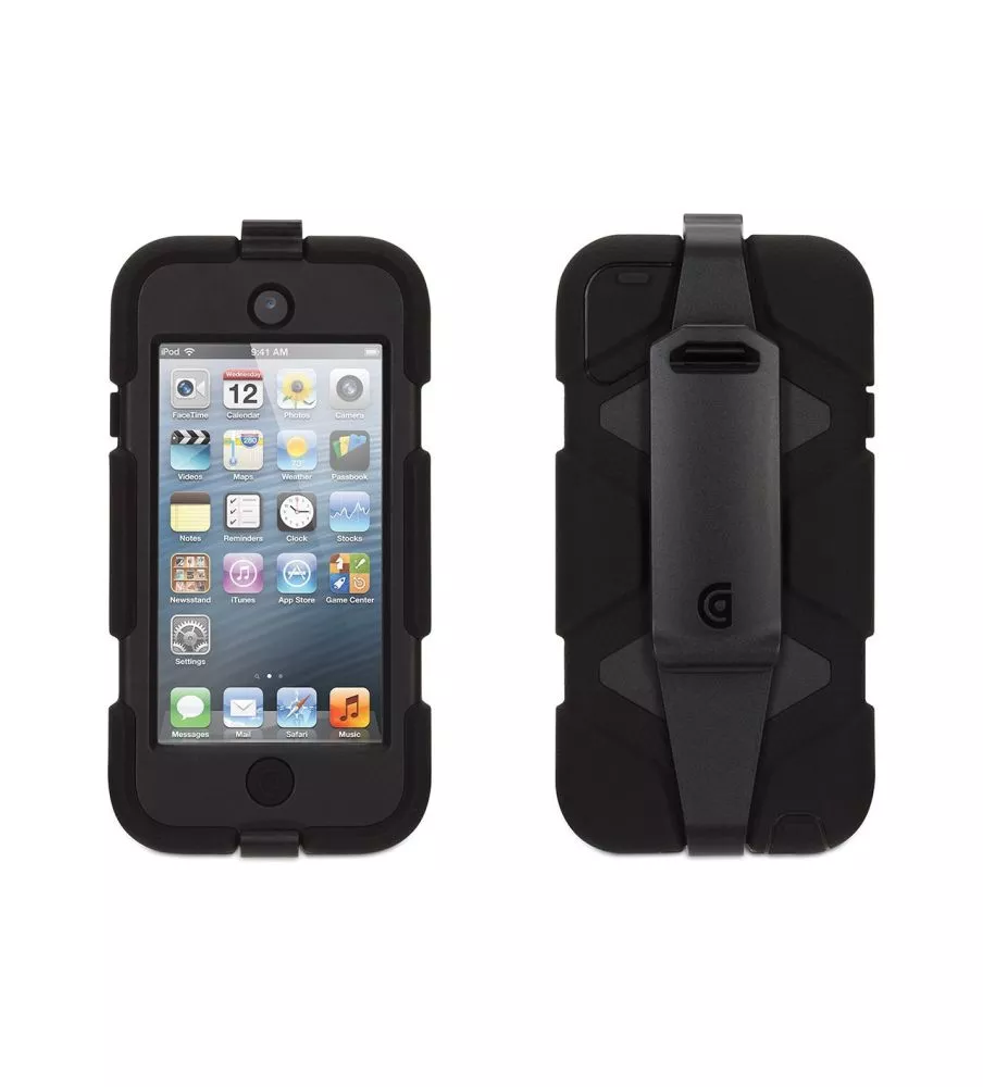 Griffin Technology - Survivor Case for 5th-Generation Apple® iPod® touch - Black