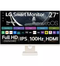 LG 27U511SA-W 27″ Full HD IPS Smart Monitor with 100 Hz Refresh