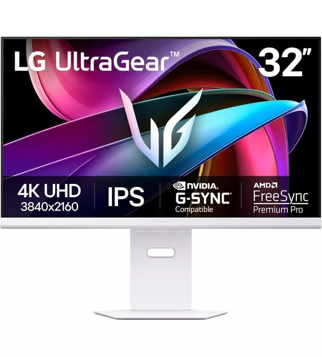 LG UltraGear 32G810SA-W 32″ 4K IPS Gaming Monitor with 144Hz & webOS