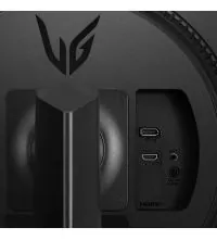 LG 27GS65F-B 27″ UltraGear IPS Gaming Monitor with 180Hz, ports view