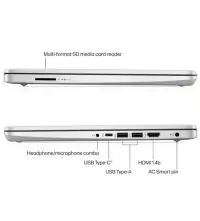 HP 14-DQ6011 Everyday Laptop ports view