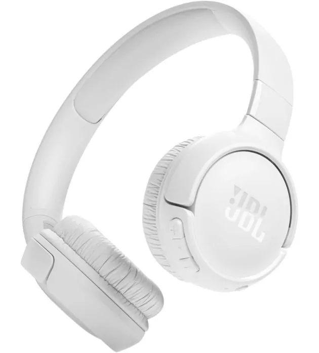 JBL Tune 520BT Wireless On-Ear Headphones - White