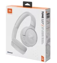 JBL Tune 520BT Wireless On-Ear Headphones - White retail box