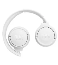 JBL Tune 520BT Wireless On-Ear Headphones - White foldable design