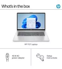 HP 17-CP2025 - AMD Ryzen 5 7520U, what's in the box