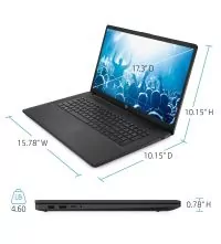 HP 17T-CN300 17.3" Laptop Core i5-1334U dimensions
