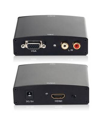 VGA to HDMI Converter (VGA+R/L to HDMI)