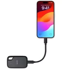 SanDisk Extreme Portable SSD 1TB USB-C High-Speed Drive iPhone compatible