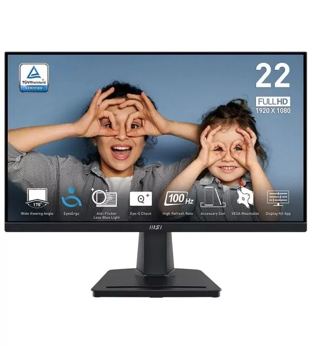 MSI PRO MP225V 22" FHD 100Hz Monitor HDMI VGA